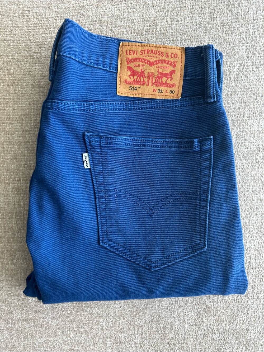 Levi's 514 Straight Jeans Royal Blue
W31 L30